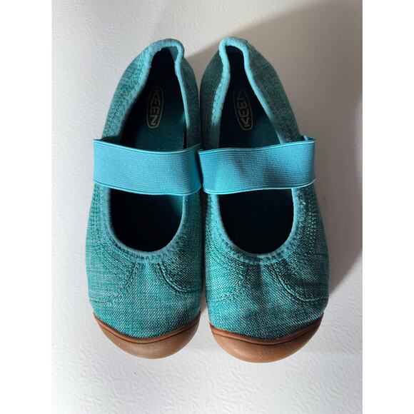 KEEN Sienna Teal Canvas Mary Jane‎ - Picture 1 of 2